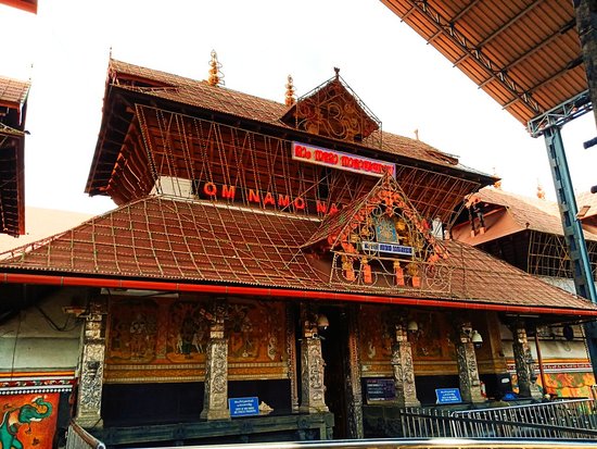 Sanctum Sanctorum, Forefront side & Silver Pillars, Guruvayur Temple